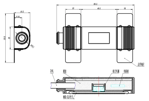 Tolok terikan wayar bergetar pintar (model dikimpal permukaan) imej JMZX-206HAT 6