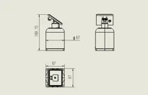 Meter Tiltmeter Bersepadu imej JMQJ-7315RTU 6